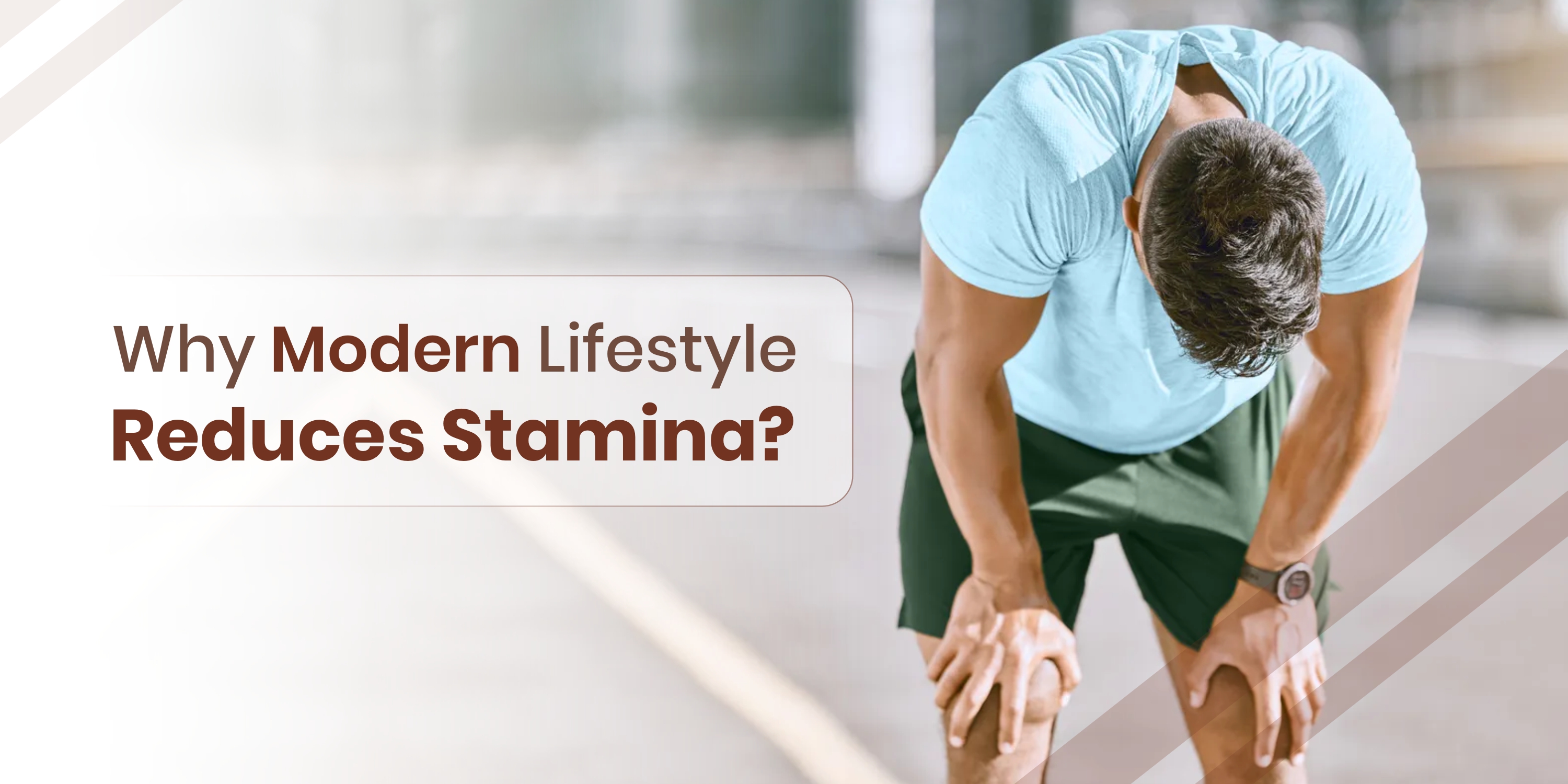 Discover why modern lifestyle habits reduce stamina and energy levels. Learn key causes like stress, poor diet, and lack of exercise, along with natural Ayurvedic solutions to boost stamina and overall performance.